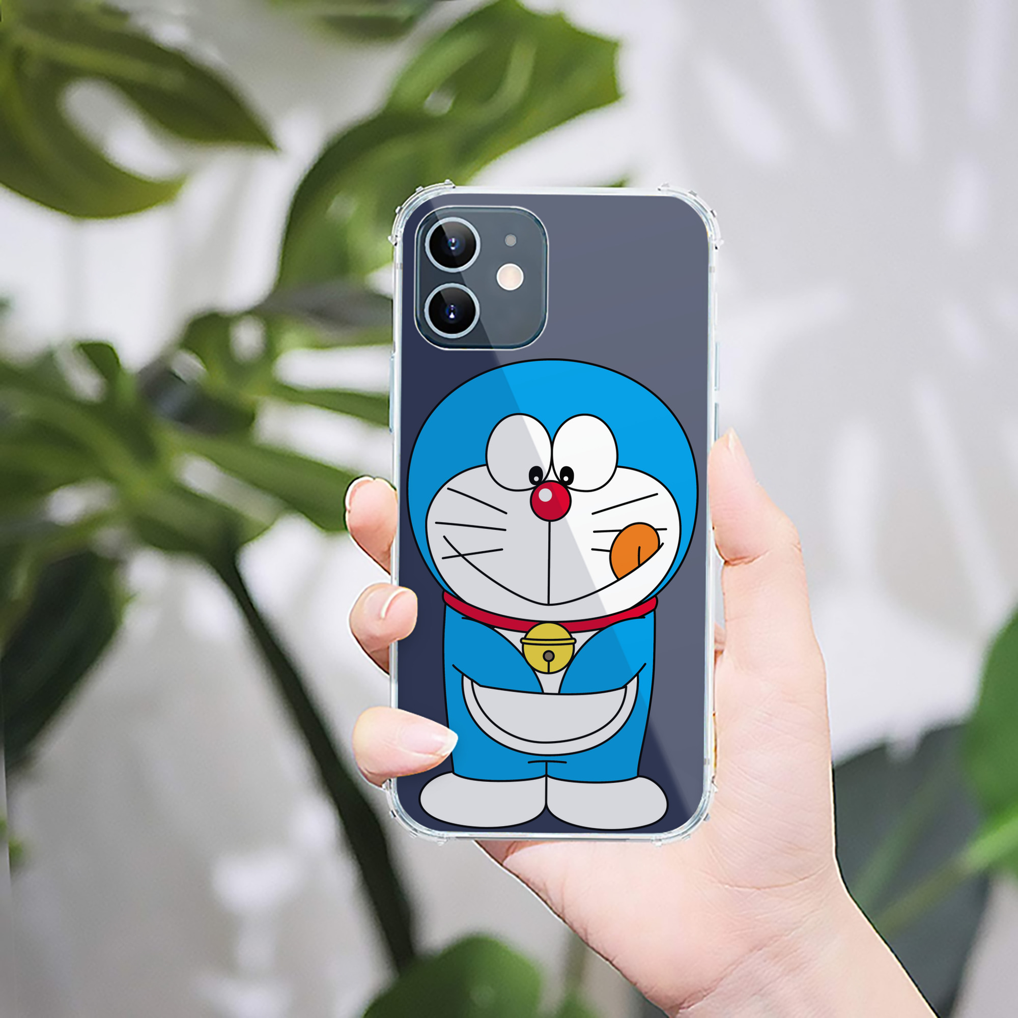 （画像用） ドラえもん Doraemon 【iPhone 12シリーズ対応】透明スマホケース（クリアソフトケース）